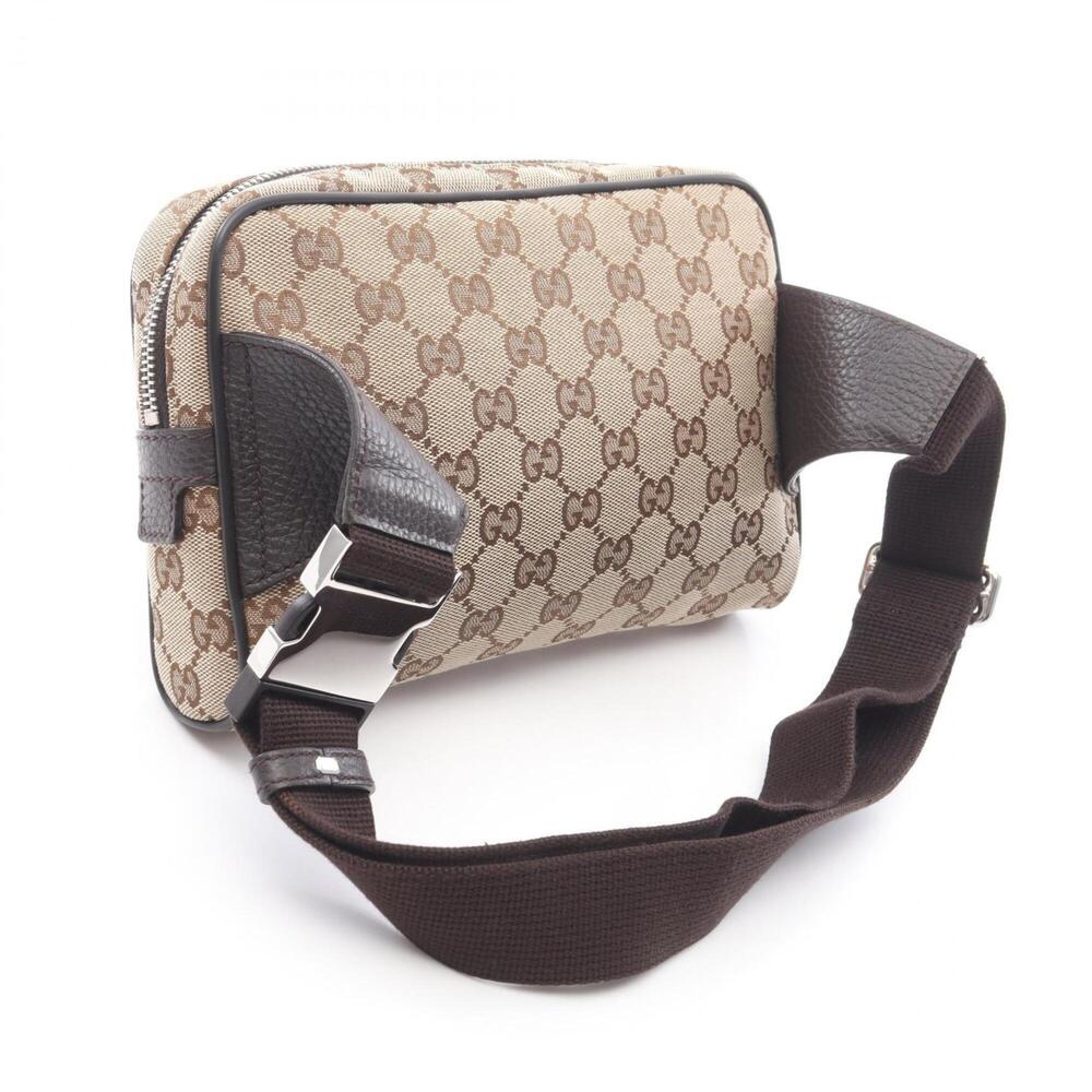 GUCCI Brown Canvas Fanny Pack - Picture 2 of 9